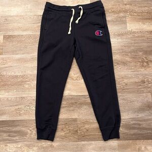 Champion Sleep or Lounge Jogger Pants Size Medium Navy RN#15763 Y2K Sweatpants